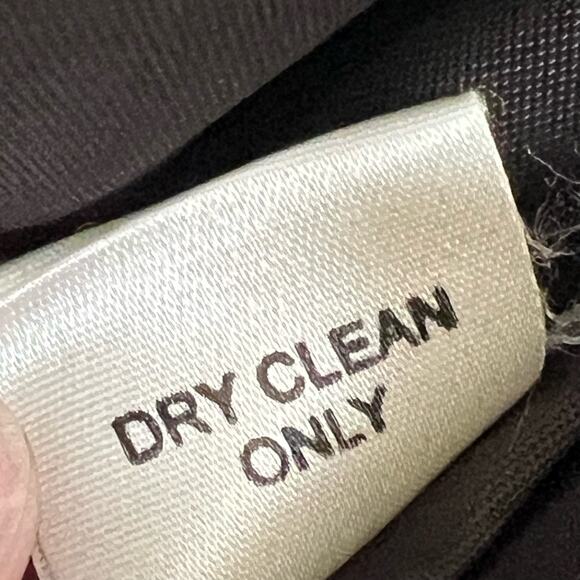 Vintage 90s Jones NY Coat Gray Wool Cashmere Long Hooded Jacket Sz Large - Picture 10 of 12